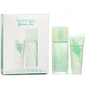 Green Tea Coffret: Eau Parfumee Spray 100ml/3.3oz + Refreshing Body Lotion 100ml/3.3oz