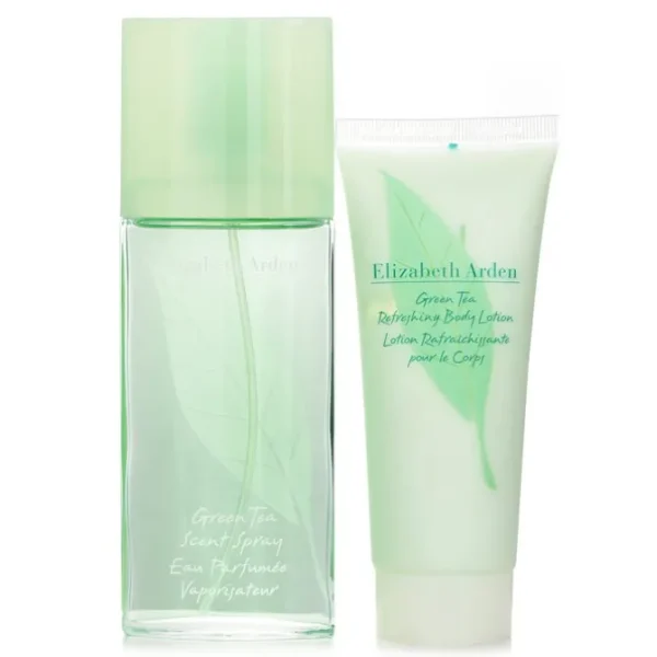 Green Tea Coffret: Eau Parfumee Spray 100ml/3.3oz + Refreshing Body Lotion 100ml/3.3oz