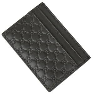 Gucci Microguccissim a Card Holder 262837 - Brown