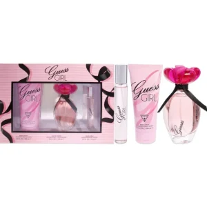 Guess Girl by Guess for Women - 3 Pc Gift Set 3.4oz EDT Spray, 0.5oz EDT Spray, 6.7oz Body Lotion
