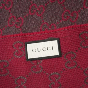 HALF GG LOGO WOOL SCARF 344994