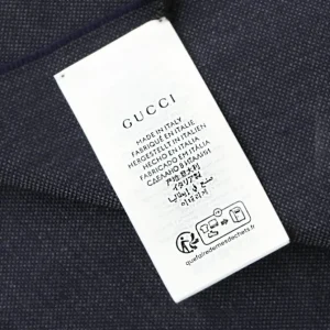 HALF GG LOGO WOOL SCARF 344994