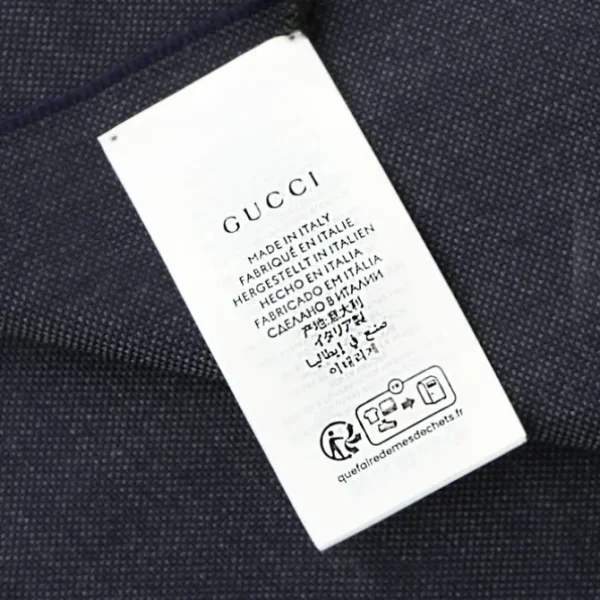 HALF GG LOGO WOOL SCARF 344994
