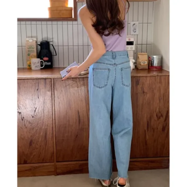 High Waist Wide Leg Jean
