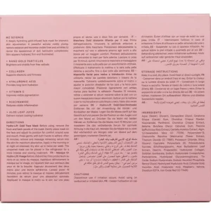 Hydra-Lift Gold Face Mask
