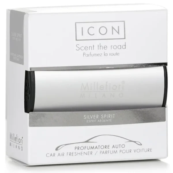 Icon Classic Silver Car Air Freshener - Silver Spirit