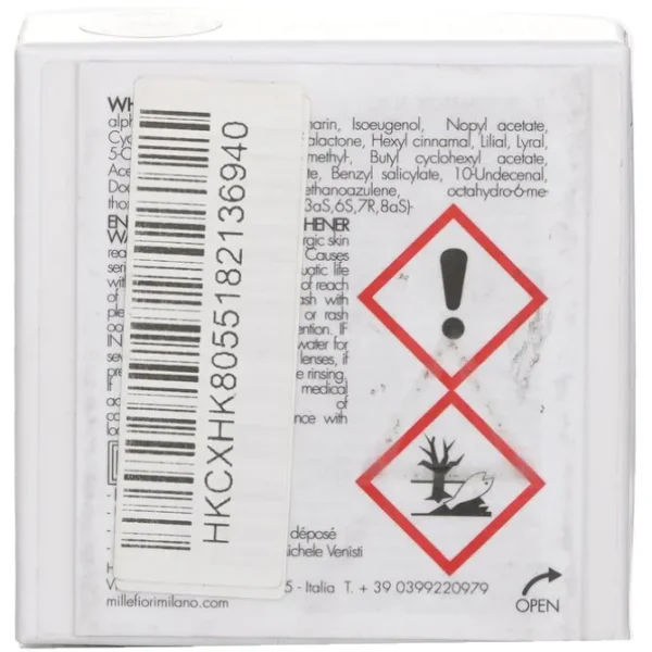 Icon Textile Floral Car Air Freshener - White Musk