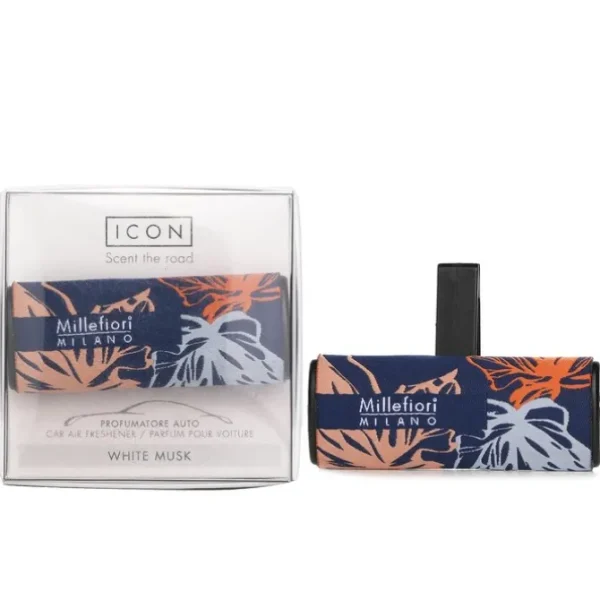 Icon Textile Floral Car Air Freshener - White Musk