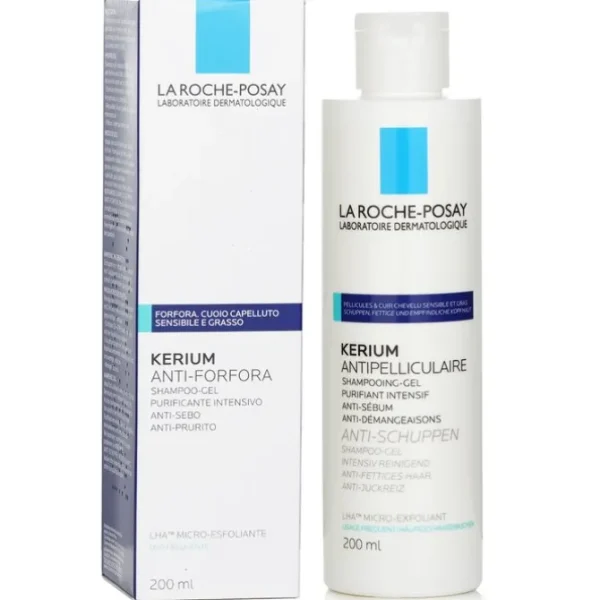 Kerium Anti-Dandruff Micro-Exfoliating LHA Gel Shampoo (For Oily Scalp)