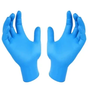 KQ - Vitrile Disposable Vinyl & Nitrile Blend Gloves -blue (M)