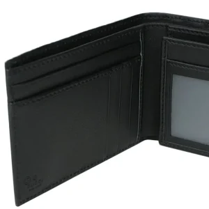 Leather Micro GG Guccissima Trifold Wallet 217044