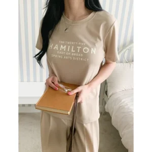 Letter Print Tee