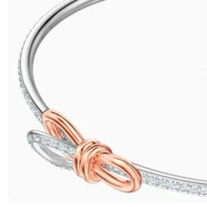 Lifelong Bow bangle Bow 5447079 - White, Mixed metal finish