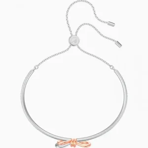 Lifelong Bow bangle Bow 5447079 - White, Mixed metal finish