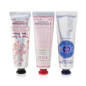 Lovelier Hands Set: 2xRose Hand Cream 30ml+2x Shea Butter Hand Cream 3ml+2x Cherry Blossom Hand Cream 30ml