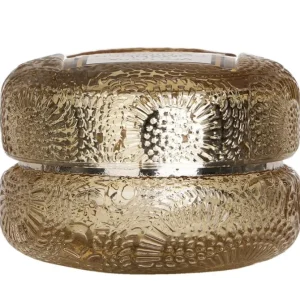 Macaron Candle - Gilt Pomander & Hinoki