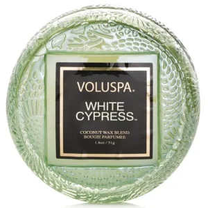 Macaron Candle - White Cypress
