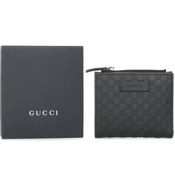 Micro GG Guccissima Leather Small Bifold Wallet 510318