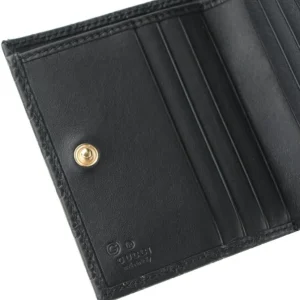 Micro GG Guccissima Leather Small Bifold Wallet 510318