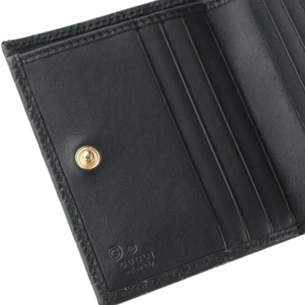 Micro GG Guccissima Leather Small Bifold Wallet 510318