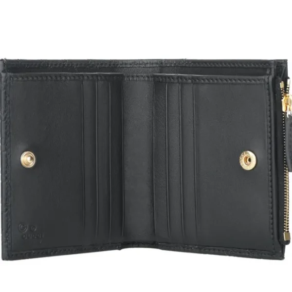 Micro GG Guccissima Leather Small Bifold Wallet 510318