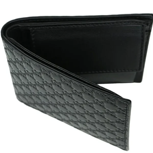 Microguccissim a GG Logo Leather Coin Wallet 544472