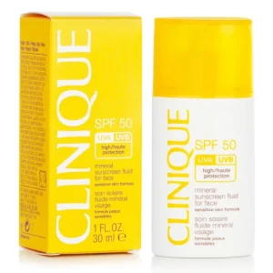 Mineral Sunscreen Fluid For Face SPF 50 - Sensitive Skin Formula