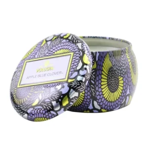 Mini Tin Candle - Apple Blue Clover