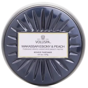 Mini Tin Candle - Makassar Ebony & Peach