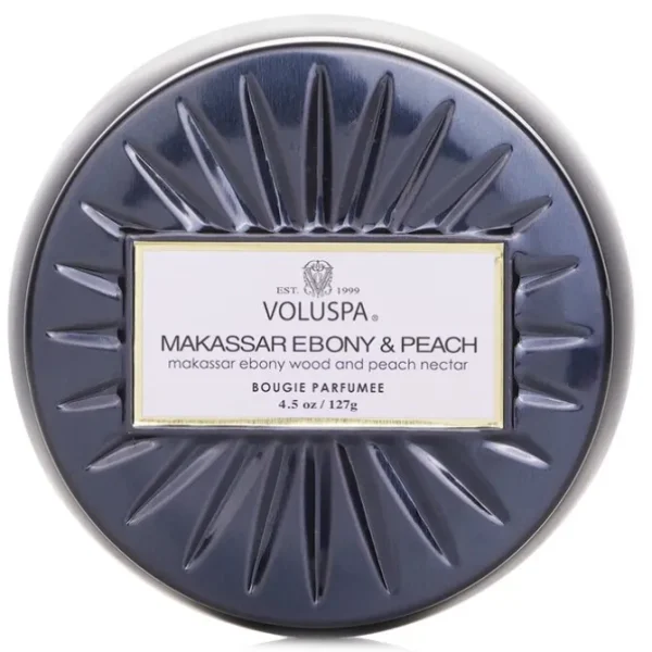 Mini Tin Candle - Makassar Ebony & Peach