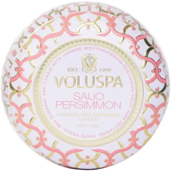 Mini Tin Candle - Saijo Persimmon