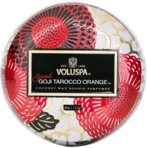 Mini Tin Candle - Spiced Goji Tarocco Orange