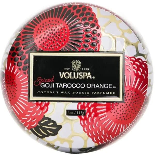 Mini Tin Candle - Spiced Goji Tarocco Orange