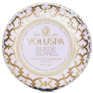 Mini Tin Candle - Suede Blanc