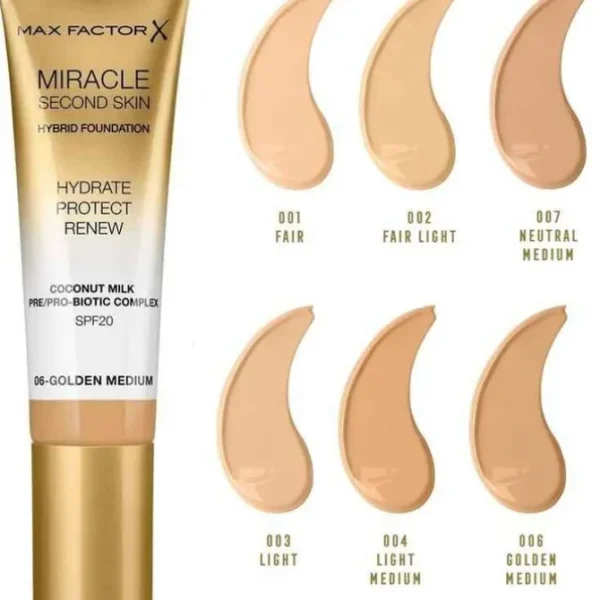 Miracle Second Skin Hybrid Foundation SPF20