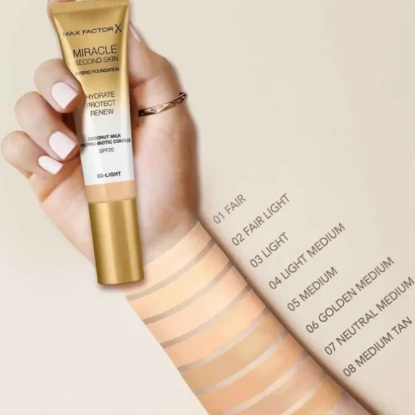 Miracle Second Skin Hybrid Foundation SPF20