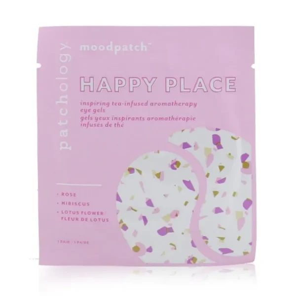Moodpatch - Happy Place Inspiring Tea-Infused Aromatherapy Eye Gels (Rose+Hibiscus+Lotus Flower)