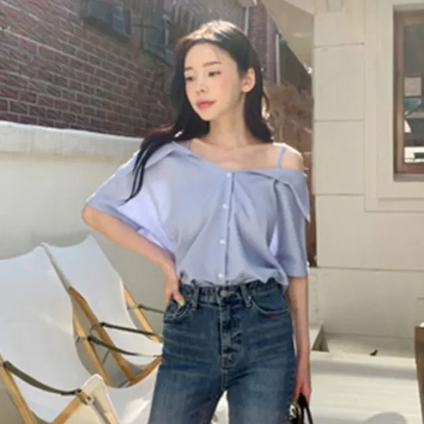 Off-shoulder Shirt
