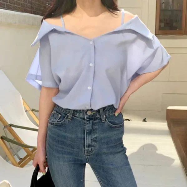 Off-shoulder Shirt