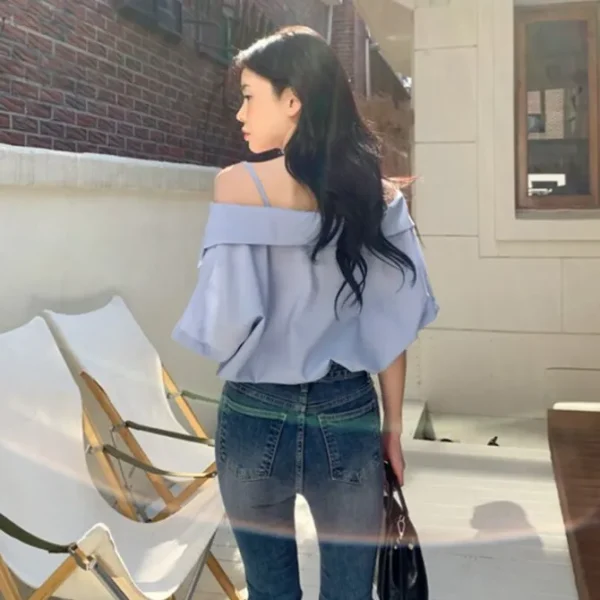 Off-shoulder Shirt