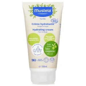 Organic Hydrating Face And Body Cream with Olive Oil (Fragrance Free)