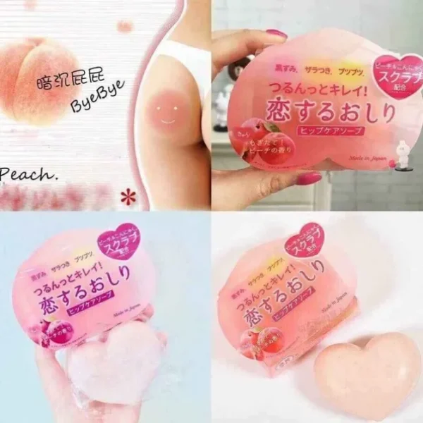 Peach Scented Exfoliate Whitening Hip Care Soap