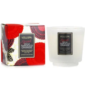 Petite Pedestal Candle - Spiced Goji Tarocco Orange
