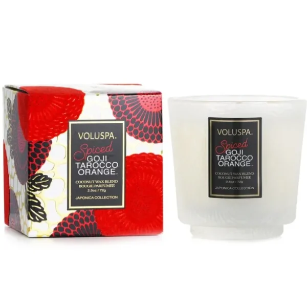 Petite Pedestal Candle - Spiced Goji Tarocco Orange