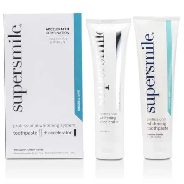 Professional Whitening System: Toothpaste 119g/4.2oz + Accelerator 102g/3.6oz