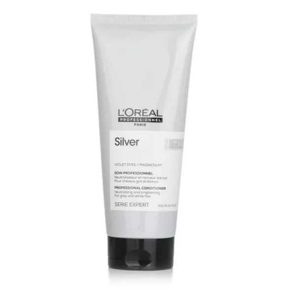 Professionnel Serie Expert - Silver Violet Dyes + Magnesium Neutralising and Brightening Conditioner (For Grey and White Hair)