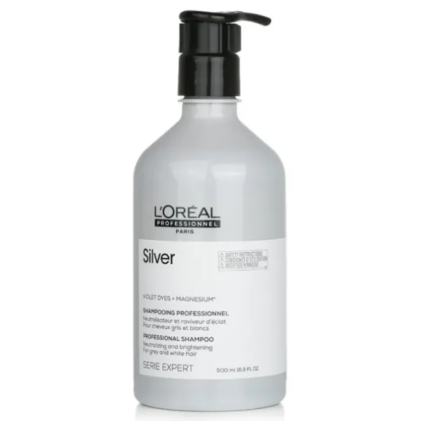 Professionnel Serie Expert - Silver Violet Dyes + Magnesium Neutralising and Brightening Shampoo (For Grey and White Hair)
