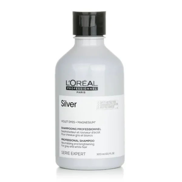 Professionnel Serie Expert - Silver Violet Dyes + Magnesium Neutralising and Brightening Shampoo (For Grey and White Hair)