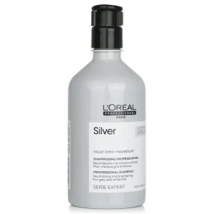 Professionnel Serie Expert - Silver Violet Dyes + Magnesium Neutralising and Brightening Shampoo (For Grey and White Hair)