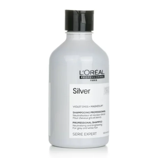 Professionnel Serie Expert - Silver Violet Dyes + Magnesium Neutralising and Brightening Shampoo (For Grey and White Hair)